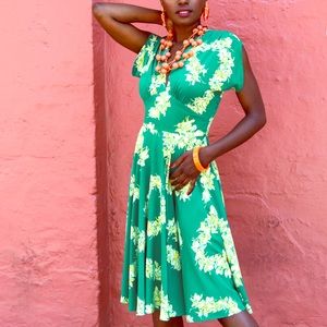 Trashy Diva Claire Dress Worlds Best Lei Print